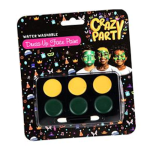 Dress-Up Green & Gold Face Paint Set